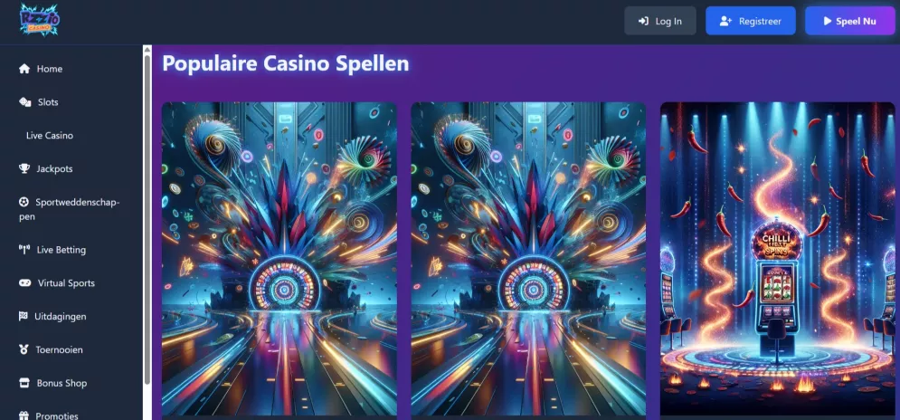 Rizzio Casino – Claim 150% tot €1.000 + 50 Free Spins welkomstbonus