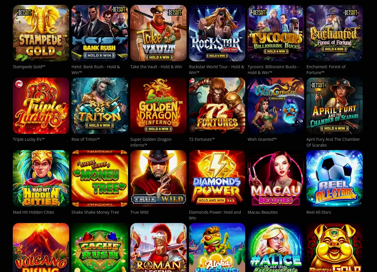 Rizzio mobiele casino app interface op smartphone